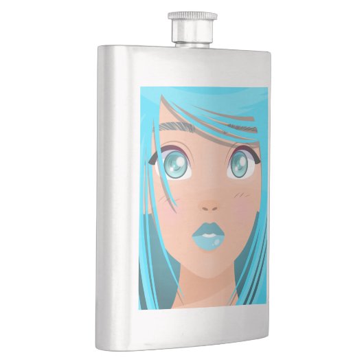 アニメの少女 フラスク (右)