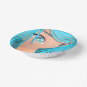 アニメの少女 ペーパーボウル (傾斜あり)