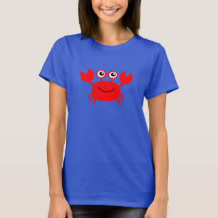 アニメの幸せなカニ Tシャツ