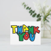 アニメの感謝の絵はがき ポストカード (スタンド正面)