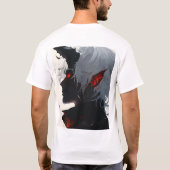 「アニメの態度はTシャツに似ている Tシャツ (裏面)