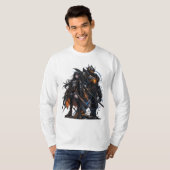 アニメの戦士 Tシャツ (正面フル)