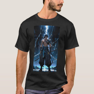 アニメの戦闘場面 Tシャツ