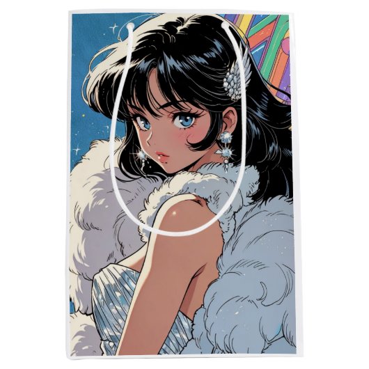 アニメの歌姫 ミディアムペーパーバッグ (正面)