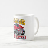 アニメの消防車 コーヒーマグカップ (正面右)