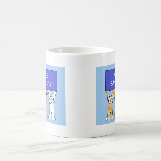 アニメの猫たちへようこそ コーヒーマグカップ (中央)