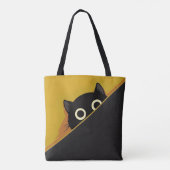アニメの猫 トートバッグ (裏面)