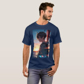 アニメの男性キャラクター ギフト Tシャツ (正面フル)