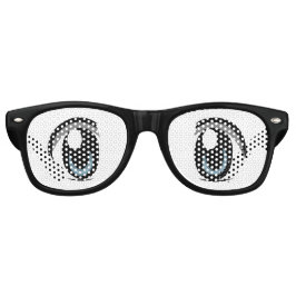 アニメの目 レトロサングラス