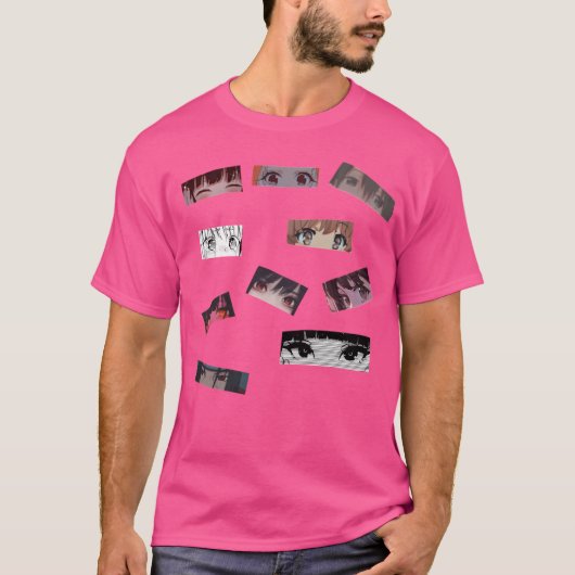 アニメの目 Tシャツ (正面)