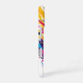 アニメの落書きカオス ― カラー スプラッシュ iPhone 16ケース (右側面)