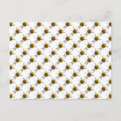 アニメの蜂のパターン ポストカード (正面)