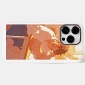 アニメの電話ケース – 授業中の居眠り Case-Mate iPhoneケース (裏面 (横))