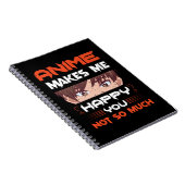 アニメはあなたがそんなにいなくて私を幸せにする ノートブック (右側)