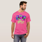 アニメは人生マンガオタク日本アニメーション Tシャツ (正面フル)