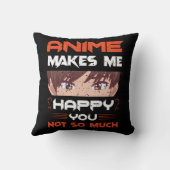 アニメは私にとってあまり嬉しくはない クッション (裏面)