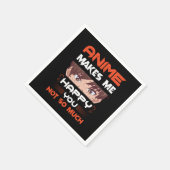 アニメは私にとってあまり嬉しくはない スタンダードカクテルナプキン (角)