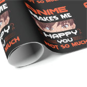 アニメは私にとってあまり嬉しくはない ラッピングペーパー (ロールコーナー)