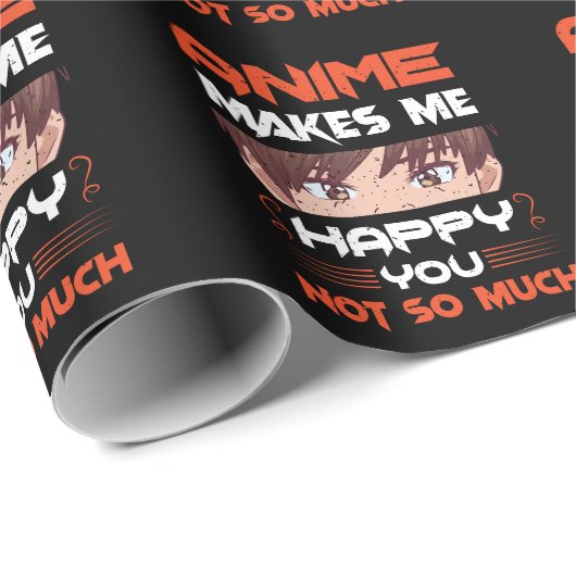 アニメは私にとってあまり嬉しくはない ラッピングペーパー (ロールコーナー)