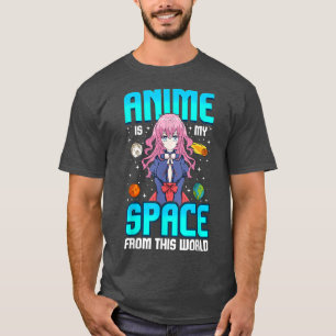 アニメは私の宇宙です世界のギーク川合 Tシャツ