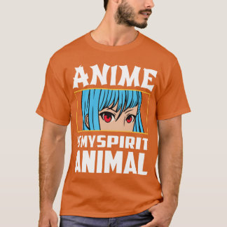 アニメは私の精神的な動物だ 面白いアニメのコスチューム アッパ Tシャツ