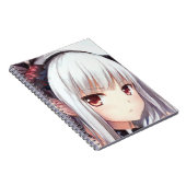 アニメは銀髪のガール目で悩んだ ノートブック (右側)