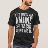 アニメもしやタコスが僕を数える Tシャツ (正面)