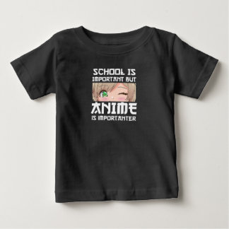 アニメやアニメを愛する女の子だけのマーチシャツ ベビーTシャツ
