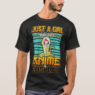 アニメやコスプレが大好きな女の子おたかわいい Tシャツ