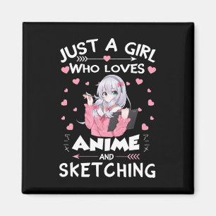 アニメやスケッチが大好きな女の子がDr. マグネット