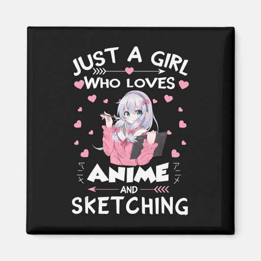 アニメやスケッチが大好きな女の子がDr. マグネット (正面)