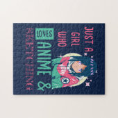 アニメやスケッチが大好きな女の子 ジグソーパズル (横)