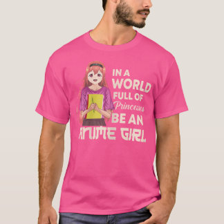 アニメやスケッチが大好きな女の子 Tシャツ