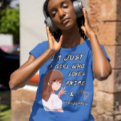 アニメやビデオが大好きな女の子が日本を Tシャツ