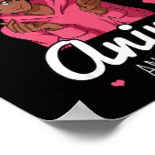 アニメやKpOpアフリカンアメリが大好きな女の子 ポスター (角)