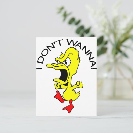 アニメをアヒルにしたくない ポストカード (スタンド正面)