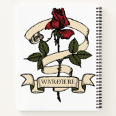 アニメをテーマにしたスパイラルノート ノートブック (裏面)