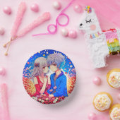 アニメをテーマにしたバレンタインデーパーティー ペーパーボウル (パーティー)