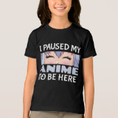 アニメを一時休止してアニメおもしろいファン トライブレンドＴシャツ (正面)