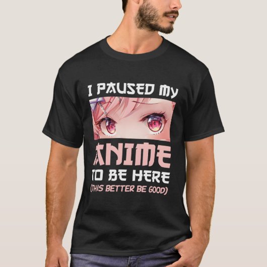 アニメを一時休止してオタクがファン日本のになった Tシャツ (正面)