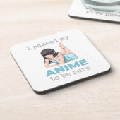 アニメを一時停止してここにいるオタクジャパンアニメーション コースター (左側)