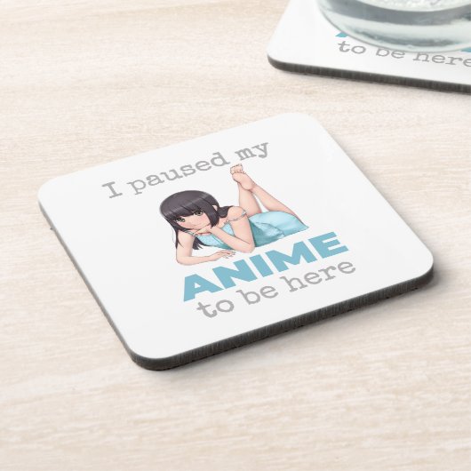 アニメを一時停止してここにいるオタクジャパンアニメーション コースター (左側)