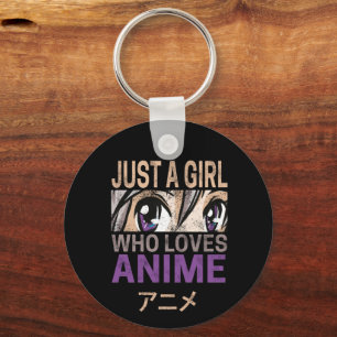 アニメを愛する女の子だけのヴィンテージマンガかわいい キーホルダー