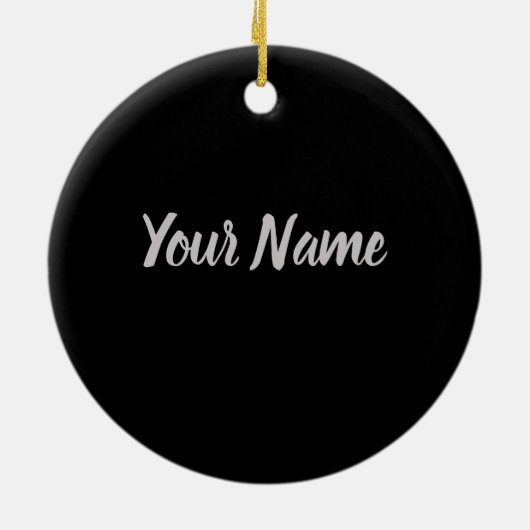 アニメを愛する女の子ヴィンテージマンガ セラミックオーナメント (裏面)