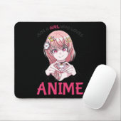 アニメを愛する女の子物十代ギ マウスパッド (マウス)