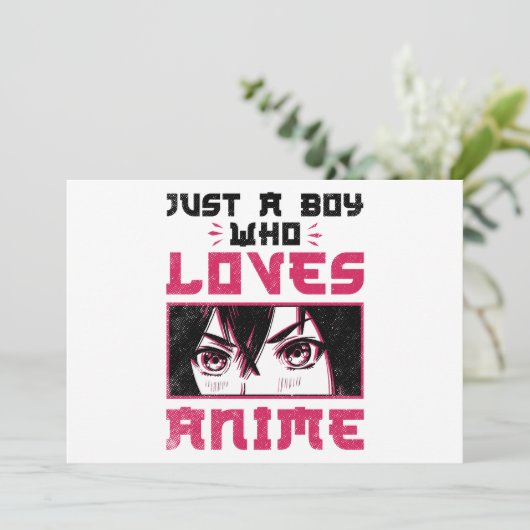 アニメを愛する少年Weeb Otaku 招待状 (スタンド正面)