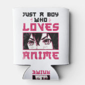 アニメを愛する少年Weeb Otaku 缶クーラー (裏面)