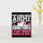 アニメを時々ビデオゲームで見遊ることは限らない カード (黄色い花)