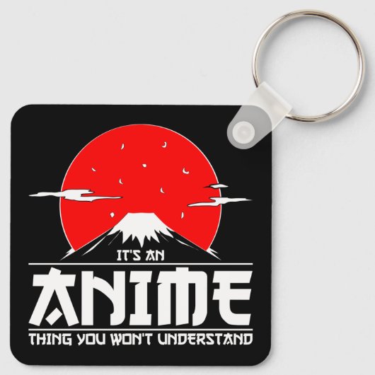 アニメを理解できないのはアニメだ キーホルダー (裏面)