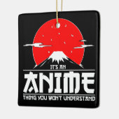 アニメを理解できないのはアニメだ セラミックオーナメント (左)
